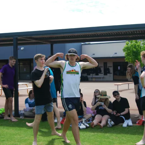 Yr 12 graduation assembly7