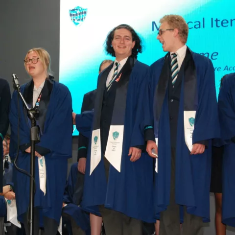 Yr 12 graduation assembly42