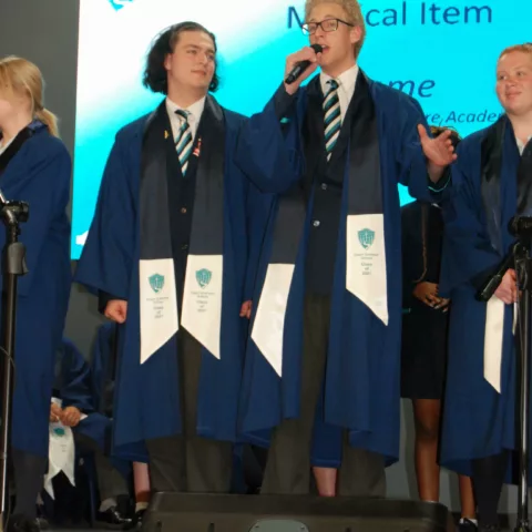 Yr 12 graduation assembly43