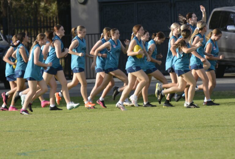 AFL/W Academy students