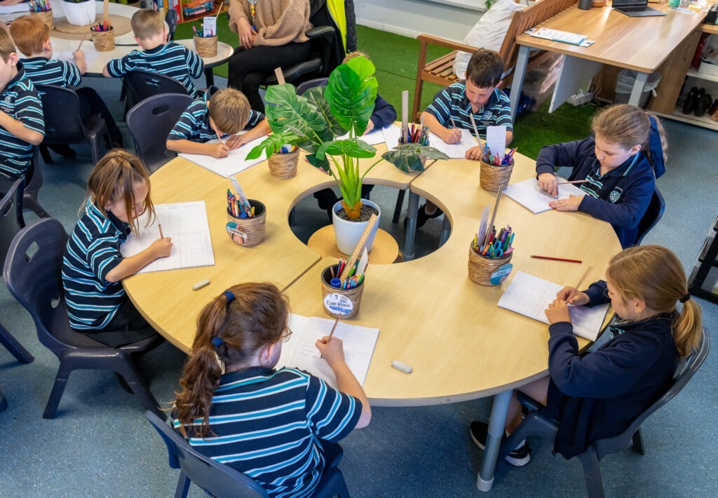 Junior primary students learning