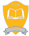 Academic colours crest – gold shield with an open book