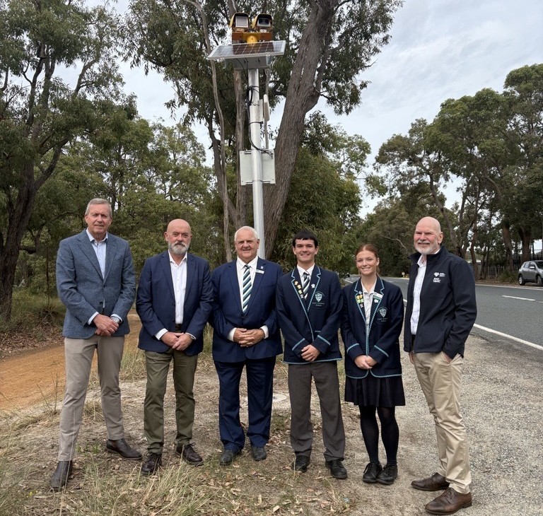 School zone safety camera launch at Court Grammar School
